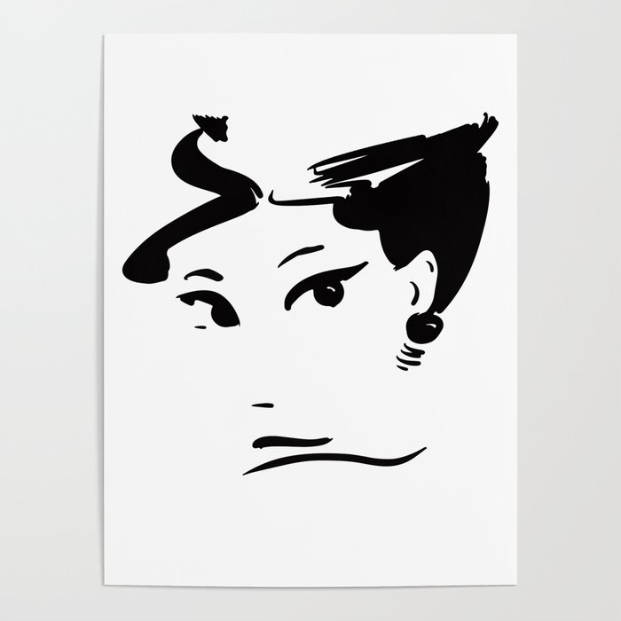 Audrey Hepburn Minimal Portrait Tote Bag for Sale by