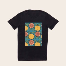Exotic Orange Citrus Lemon Pattern T Shirt