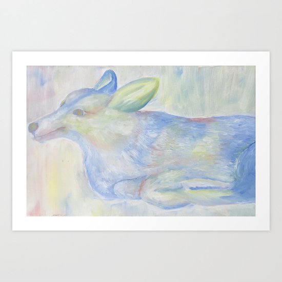 Ghost Dog Art Print