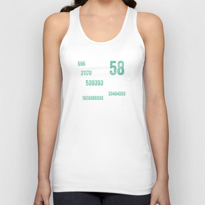 58 Years And We've Only Just Begun Funny Birthday Tank Top