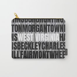 West Virginia Home Towns Cities Rustic Barn Wall Carry-All Pouch