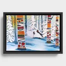 Freshie Forest Framed Canvas