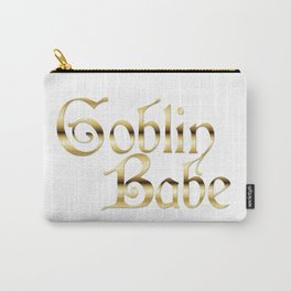 Labyrinth Goblin Babe (white bg) Carry-All Pouch