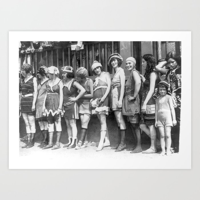 vintage bathing