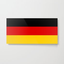 Flag of Germany - German Flag Metal Print