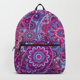 Paisley Patterns in Party Purples, Pinks, and Reds Backpack