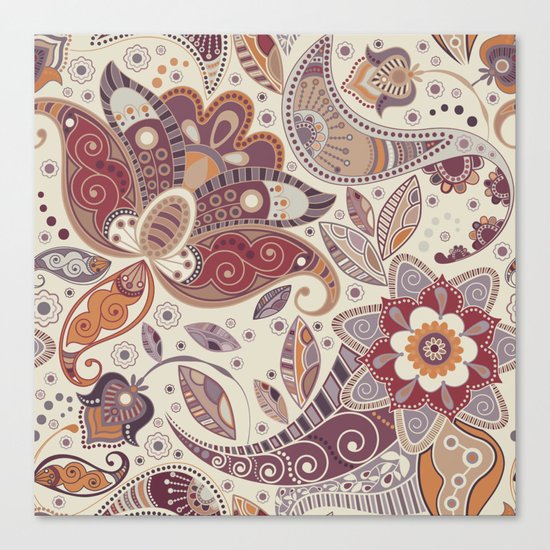 Shabby flowers #30 Canvas Print
