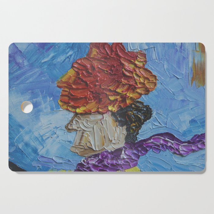 Mysterious woman  Cutting Board
