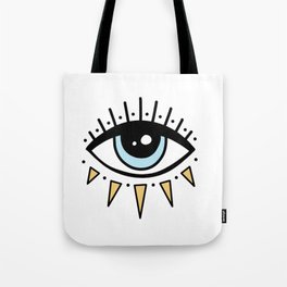 Eye Tote Bag | Cartoon, Graphicdesign, Look, Modern, Eye, Pattern, Blue, Eyespattern, Eyes, Urban 