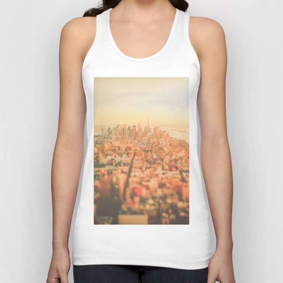 New York City Sunset Unisex Tank Top