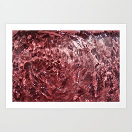 Cotton candy art Art Print | Photo, Texture, Ripples, Pink, Water, Lightstreak, Color 