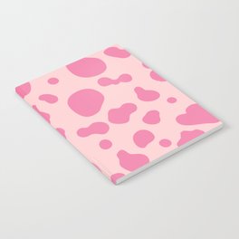 Pink Abstract Dot Notebook