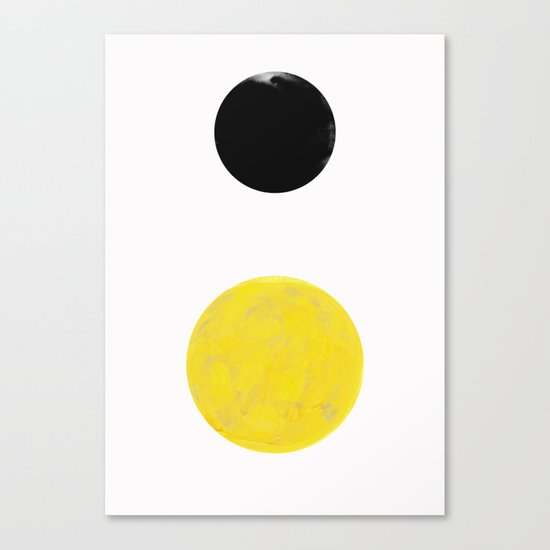 Sun and Moon Canvas Print