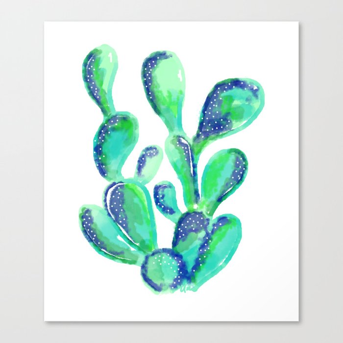 Cactus Life #society6 #decor #buyart Canvas Print