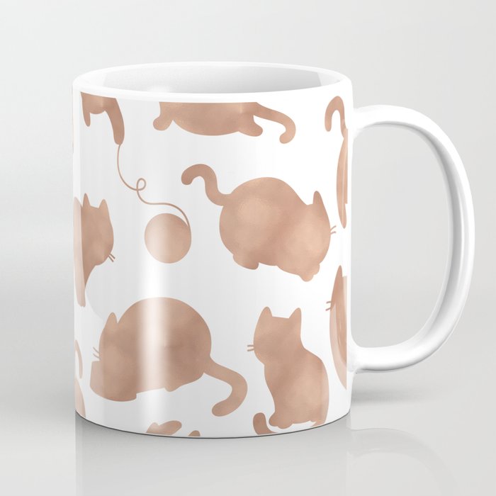 Rose gold cats Coffee Mug