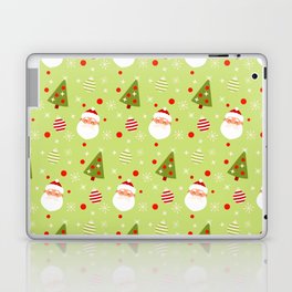 Christmas Pattern Tree Santa Laptop Skin