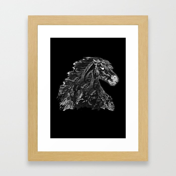 Knight Stallion Framed Art Print