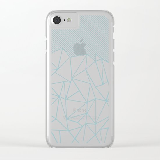 Ab Lines 45 Sea Clear iPhone Case