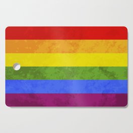 Rainbow flag Cutting Board