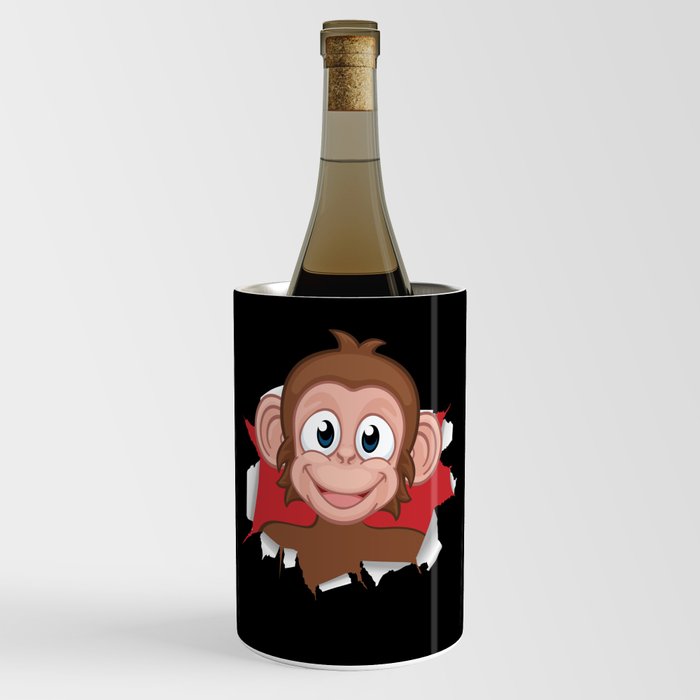 Monkey Children Monkey Child Chimpanzee Wine Chiller