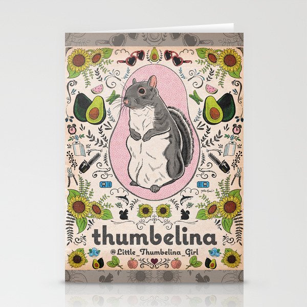 Little Thumbelina Girl: Thumb's Favorite Things in Color Stationery Cards