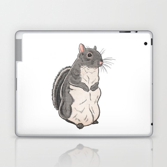 Little Thumbelina Girl: Meerkat Squirrel Laptop & iPad Skin