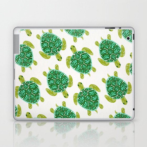 Sea Turtle – Green Palette Laptop & iPad Skin
