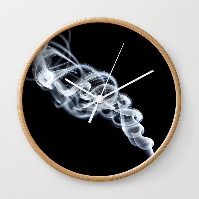 Smoke Wall Clock