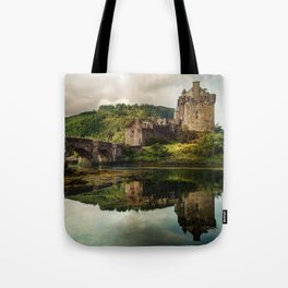 Landscape with an old castle Tote Bag