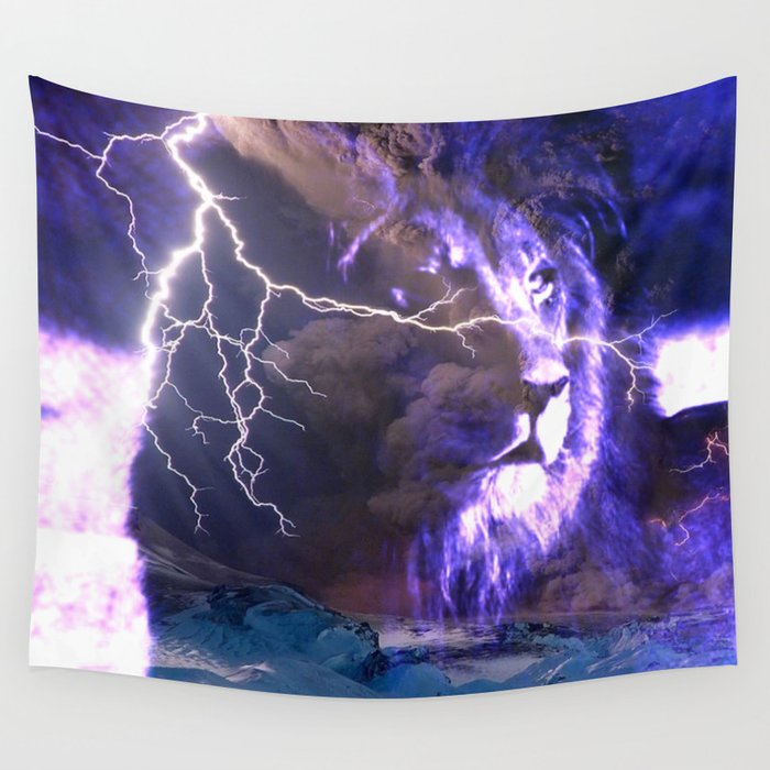 Lightning tapestry sales