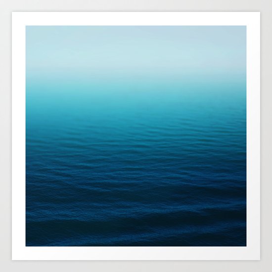 Deep Blue Sea Art Print