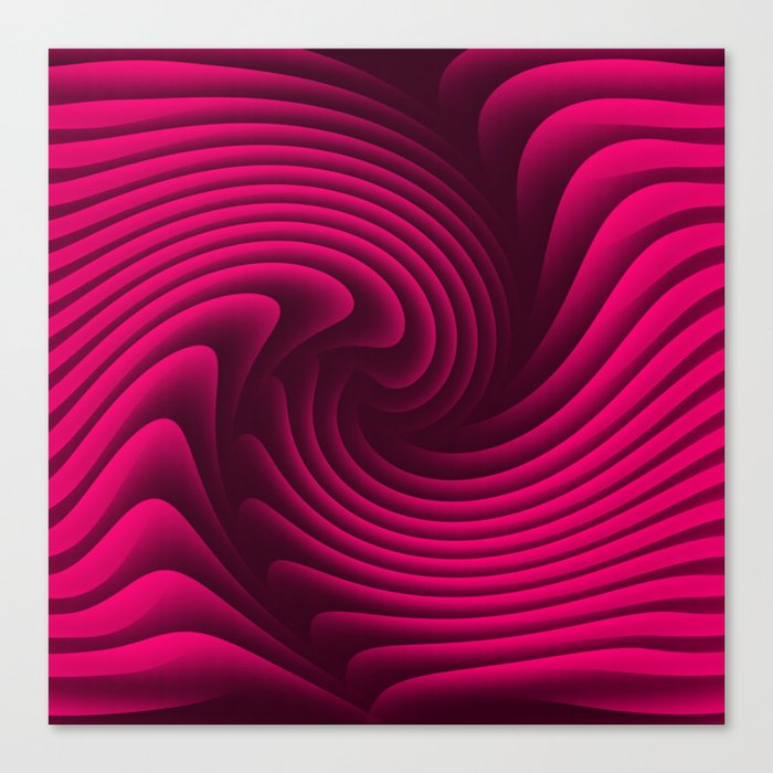 Abstract pink 247 Canvas Print