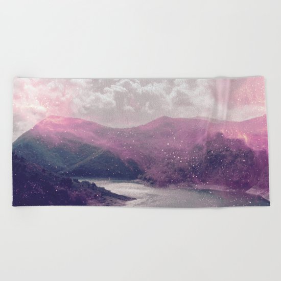 Magical Mountains Beach Towel