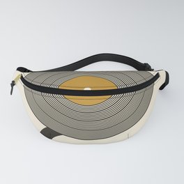 Abstraction_VINYL_MUSIC_PLATE_GRAPHIC_VISUAL_POP_ART_0107P Fanny Pack