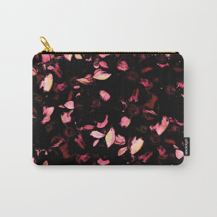 Lots of flowers in the dark C 1 Carry-All Pouch