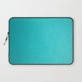Textured Faux Leather - Turquoise Laptop Sleeve