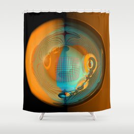 light, glass and colors -1- Shower Curtain