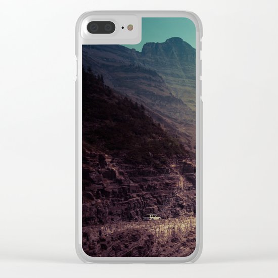 Adventure Mountain Clear iPhone Case