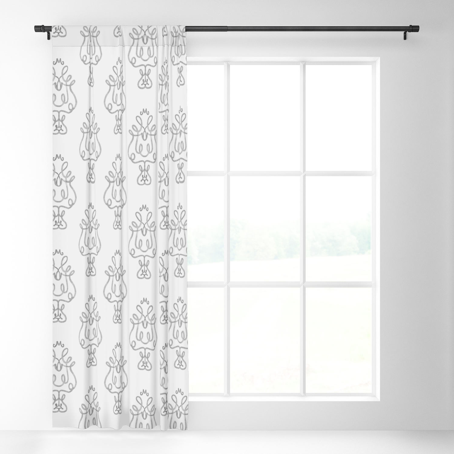 Classic Crest Blackout Curtain By Stylishandco Society6 Classic Crest Blackout Curtain By