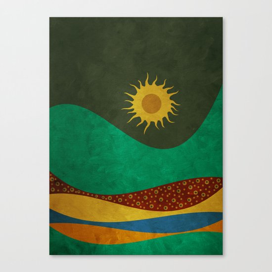 color under the sun (III) Canvas Print