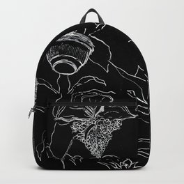 Tree leaves, nature, graphic art Backpack