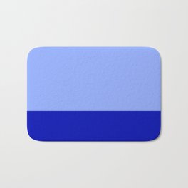 Royal Blue Color Block Bath Mat | Lightblue, Cornflowerblue, Kids, Stripes, Graphicdesign, Colorblock, Deepblue, Brightblue, Navy, Ultramarine 