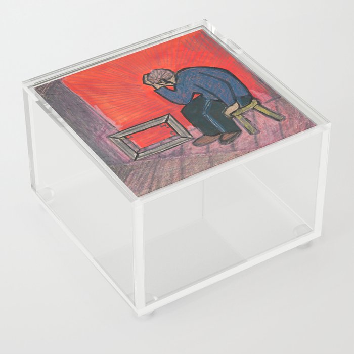 Woe to the Artist, Woe and Poverty, Woe a Hundred Times (1948) Marian Kopf Acrylic Box