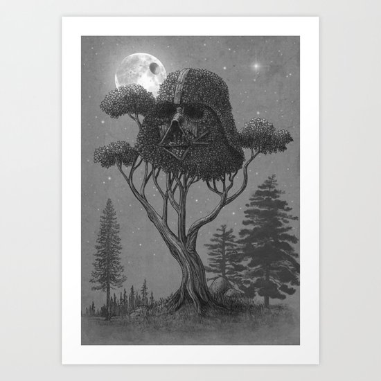 Dark Side of The Forest Art Print