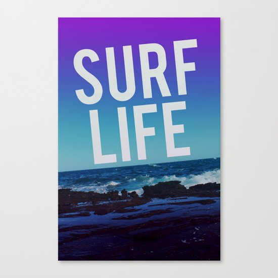 Surf Life Canvas Print