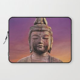 Boho Buddha Statue Image Laptop Sleeve