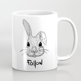 White Rabbit Coffee Mug