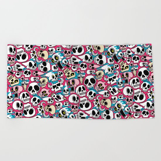 Skullz Beach Towel