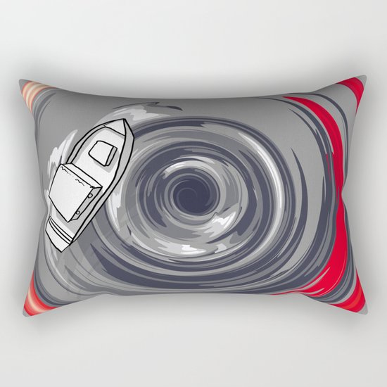 Ocean vortex Rectangular Pillow