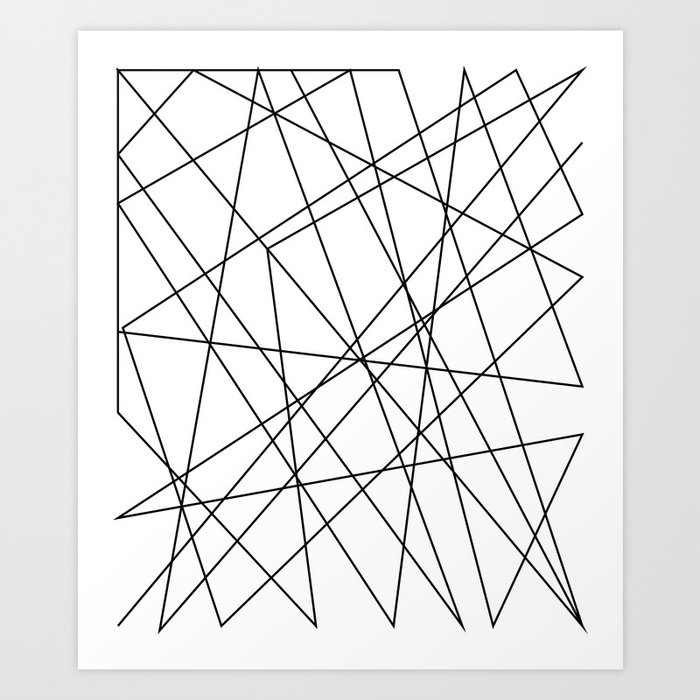 Minimal Thin Line Geometric Pattern Minimalist Hip Cool Black Art Print By Artprintsbycourtney Society6 This string art anchor pattern would combine well with the lighthouse i just showed you. minimal thin line geometric pattern minimalist hip cool black art print by artprintsbycourtney